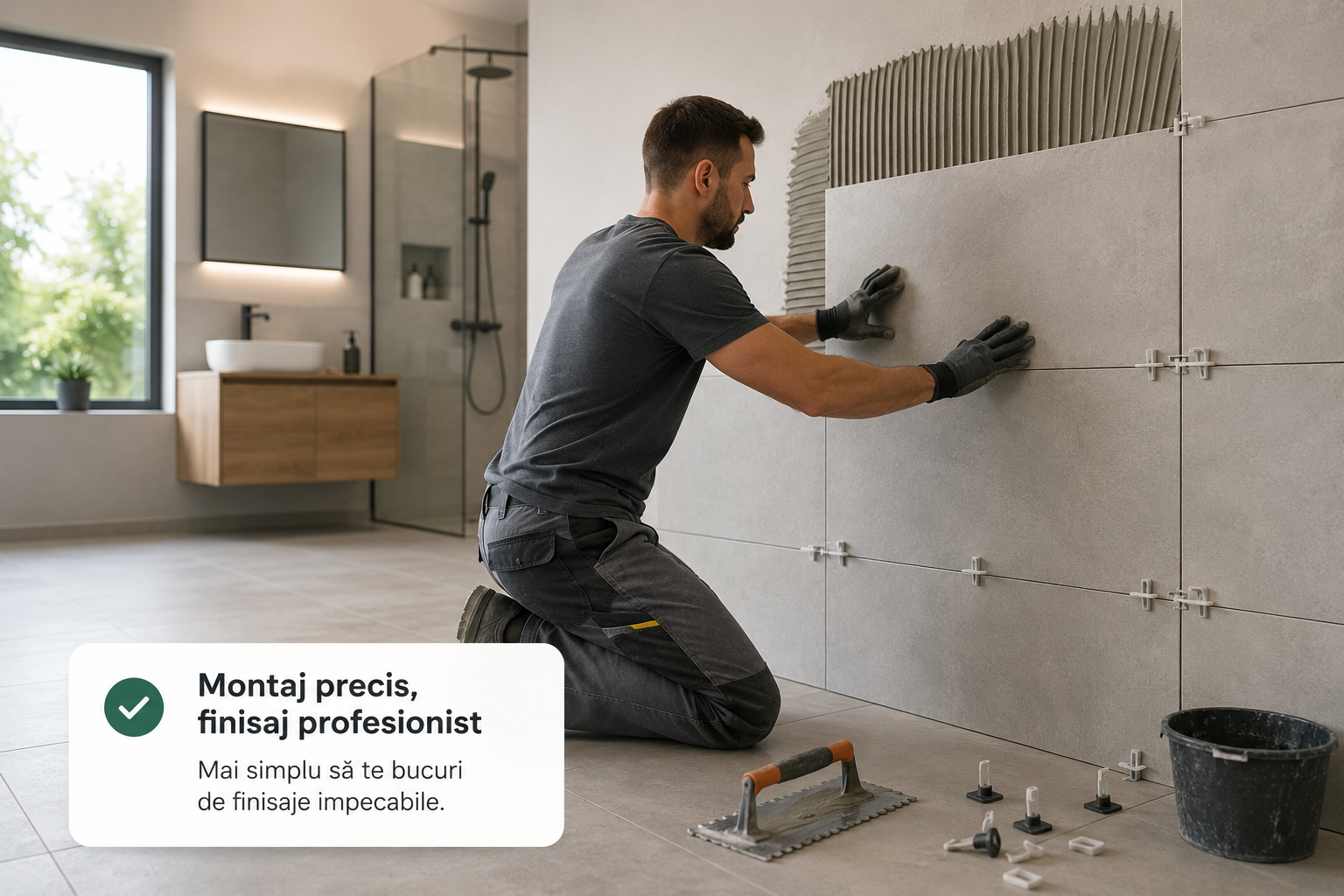 Montaj plăci ceramice