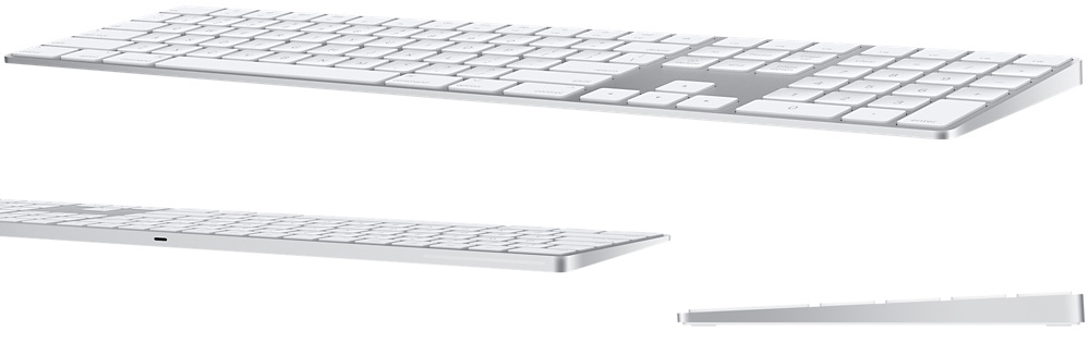 apple magic keyboard with numeric keypad charging