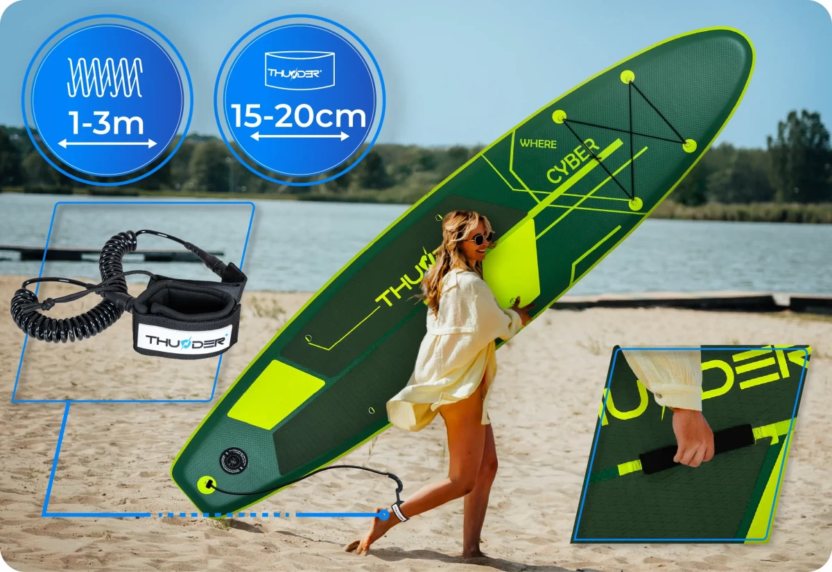 Set placa gonflabila Stand Up PaddleBoard Thunder CYBER, 320x75