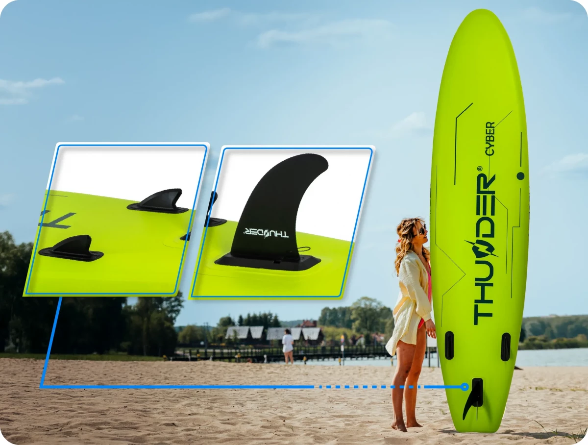 Set placa gonflabila Stand Up PaddleBoard Thunder CYBER, 320x75
