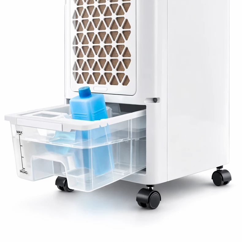 Ventilator ZENET, cu racitor, purificator de aer, mobil, 4 in 1